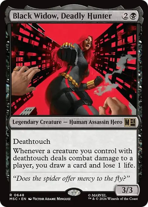 恐るべき狩人、ブラック・ウィドウ/Black Widow, Deadly Hunter [MSC][FOIL]