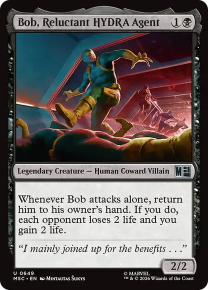不承不承のヒドラ工作員、ボブ/Bob, Reluctant HYDRA Agent [MSC][FOIL]