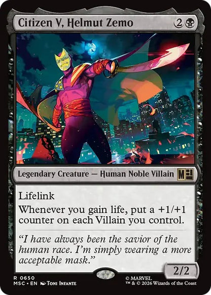 シチズンV、ヘルムート・ジモ/Citizen V, Helmut Zemo [MSC][FOIL]