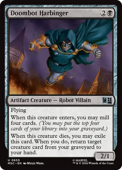ドゥームボットの先触れ/Doombot Harbinger [MSC][FOIL]