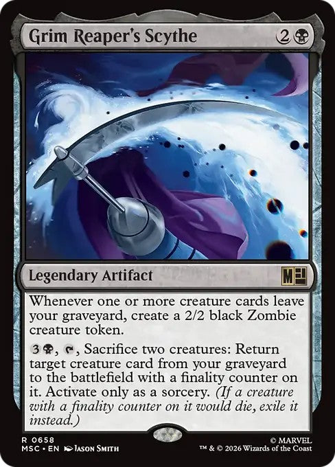 グリムリーパーの鎌/Grim Reaper's Scythe [MSC][FOIL]
