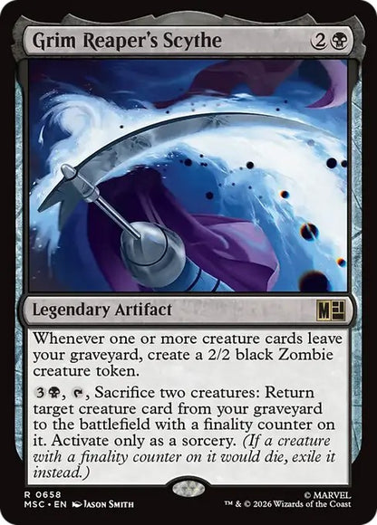 グリムリーパーの鎌/Grim Reaper's Scythe [MSC][FOIL]