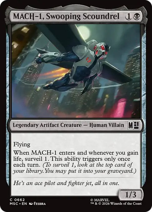 空飛ぶ悪党、マッハ１/MACH-1, Swooping Scoundrel [MSC][FOIL]