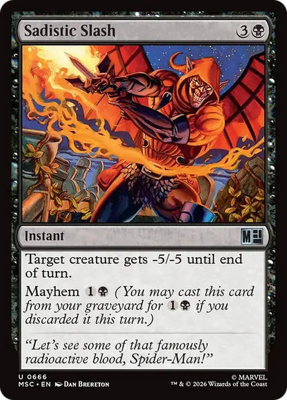 加虐の斬撃/Sadistic Slash [MSC][FOIL]