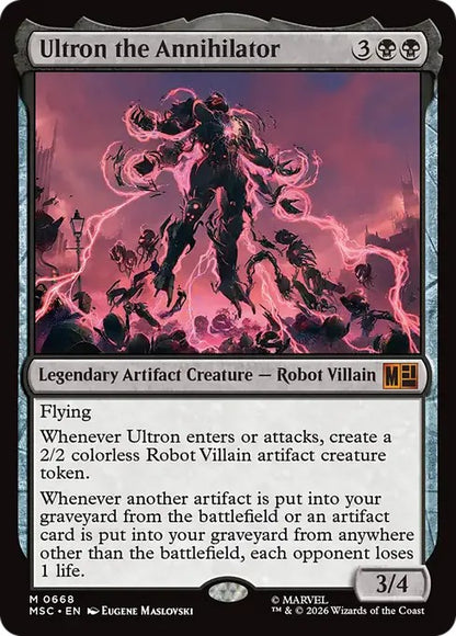 滅殺者ウルトロン/Ultron the Annihilator [MSC][FOIL]