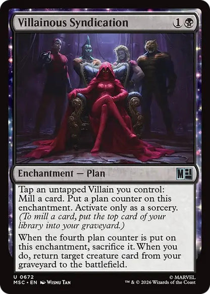 悪人シンジケート/Villainous Syndication [MSC][FOIL]