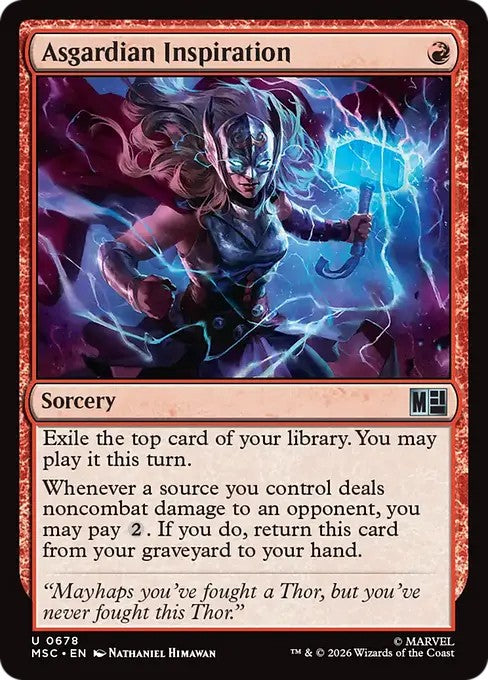 アスガルドの鼓舞/Asgardian Inspiration [MSC][FOIL]