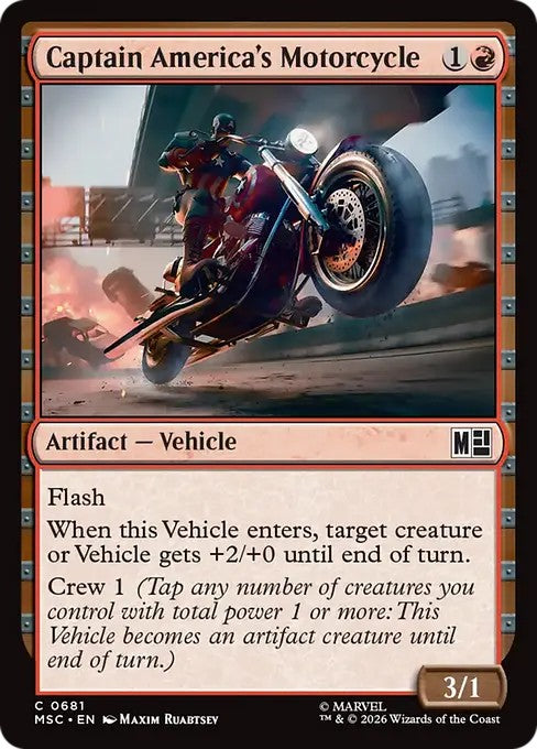 キャプテン・アメリカのバイク/Captain America's Motorcycle [MSC][FOIL]