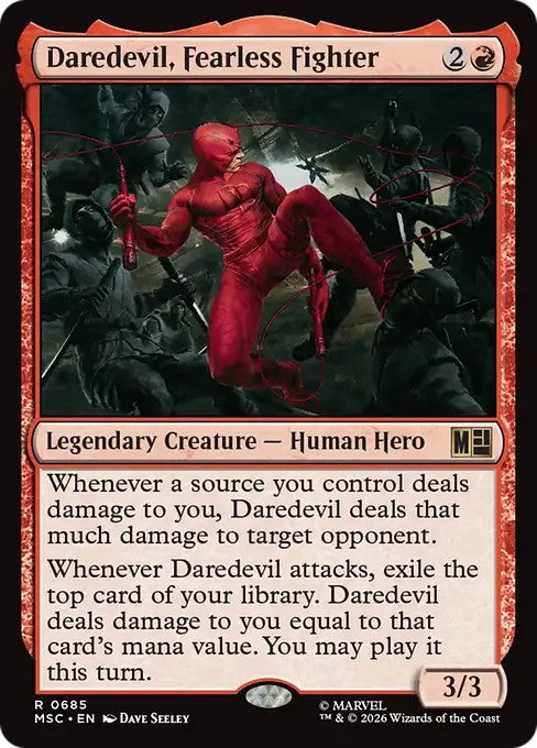 恐れ知らずの戦士、デアデビル/Daredevil, Fearless Fighter [MSC][FOIL]