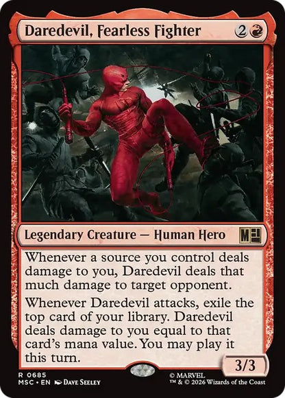 恐れ知らずの戦士、デアデビル/Daredevil, Fearless Fighter [MSC][FOIL]