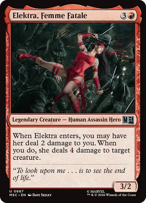 ファム・ファタール、エレクトラ/Elektra, Femme Fatale [MSC][FOIL]