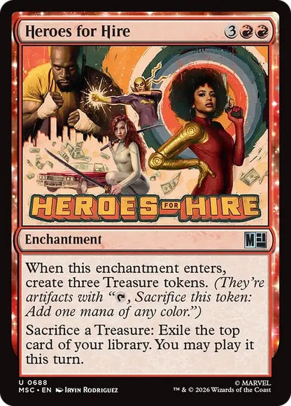 ヒーローズ・フォー・ハイアー/Heroes for Hire [MSC][FOIL]