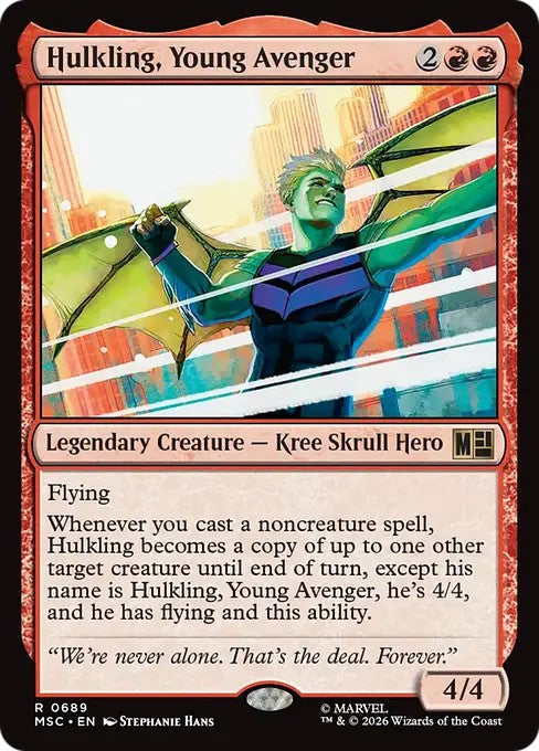 ヤング・アベンジャーズ、ハルクリング/Hulkling, Young Avenger [MSC][FOIL]