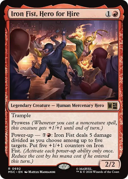 ヒーローズ・フォー・ハイアー、アイアンフィスト/Iron Fist, Hero for Hire [MSC][FOIL]