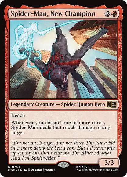 新たな勇士、スパイダーマン/Spider-Man, New Champion [MSC][FOIL]