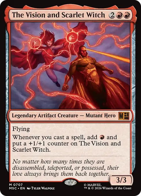 ヴィジョンとスカーレット・ウィッチ/The Vision and Scarlet Witch [MSC][FOIL]