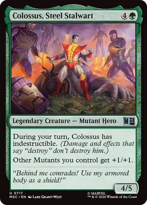 鋼の偉丈夫、コロッサス/Colossus, Steel Stalwart [MSC][FOIL]