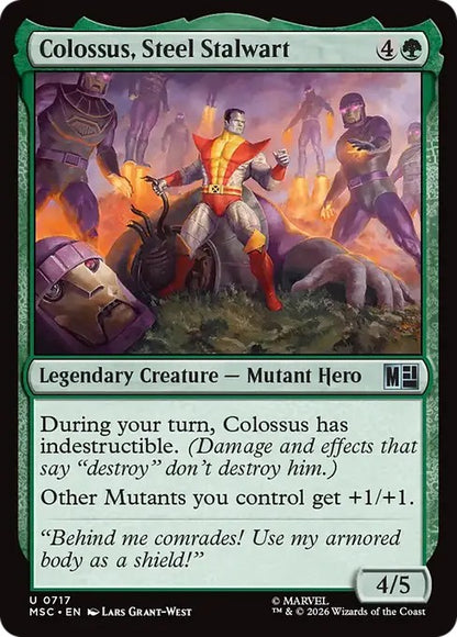 鋼の偉丈夫、コロッサス/Colossus, Steel Stalwart [MSC][FOIL]