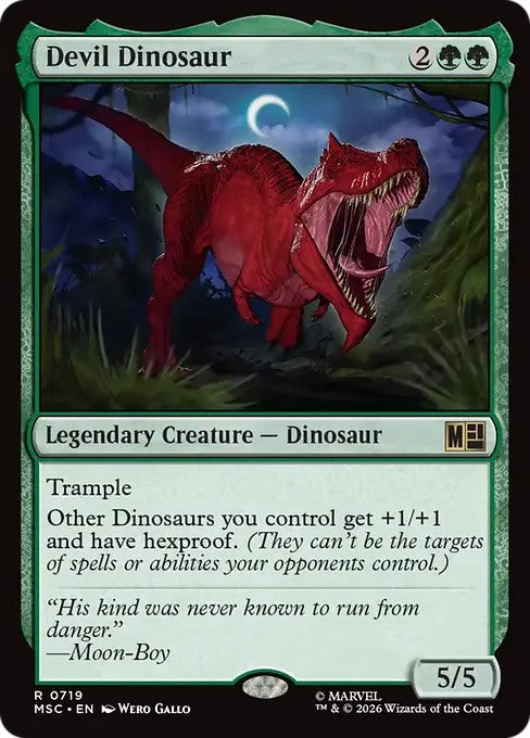 デビル・ダイナソー/Devil Dinosaur [MSC][FOIL]