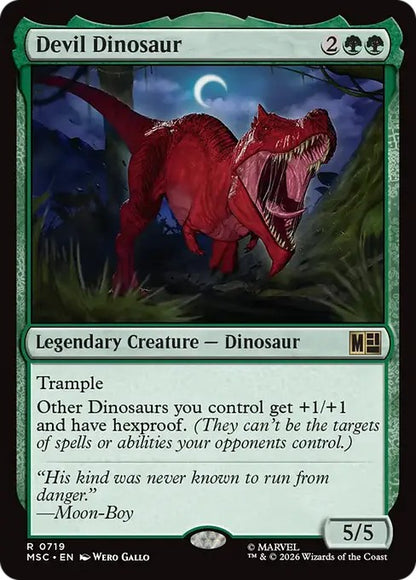 デビル・ダイナソー/Devil Dinosaur [MSC][FOIL]