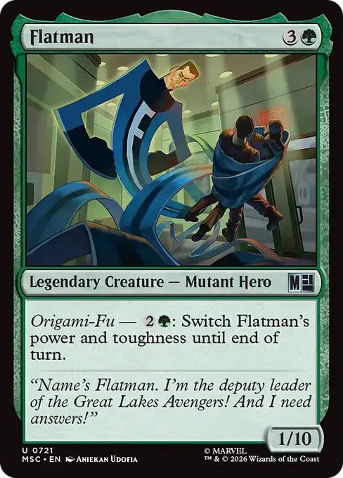フラットマン/Flatman [MSC][FOIL]