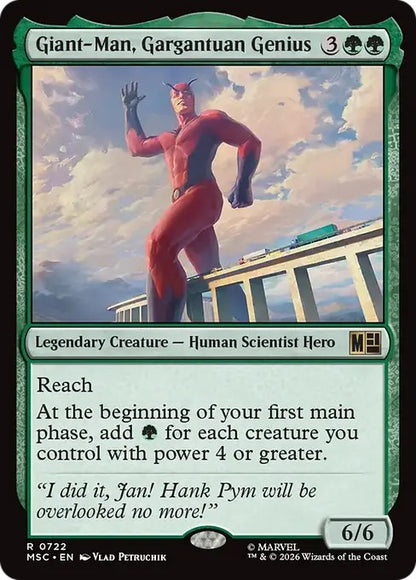 知の巨人、ジャイアントマン/Giant-Man, Gargantuan Genius [MSC][FOIL]