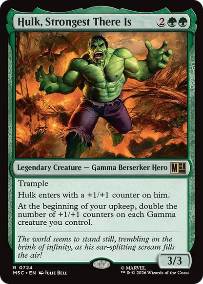 最強はここにあり、ハルク/Hulk, Strongest There Is [MSC][FOIL]
