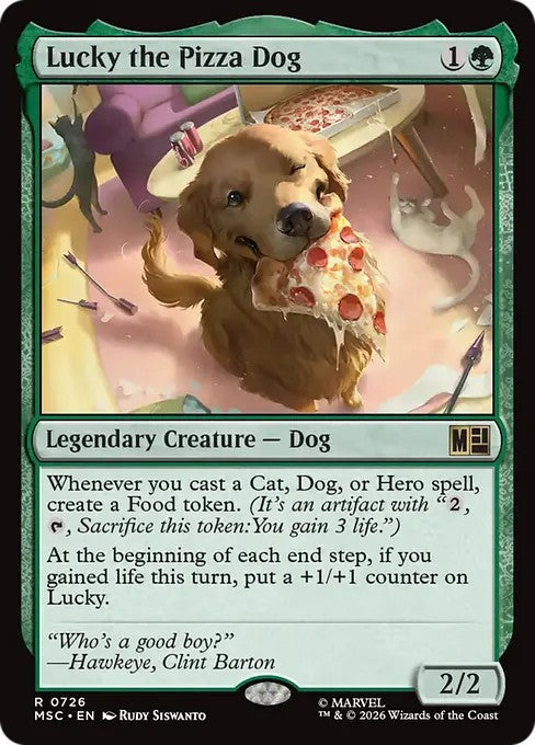 ピザ犬ラッキー/Lucky the Pizza Dog [MSC][FOIL]