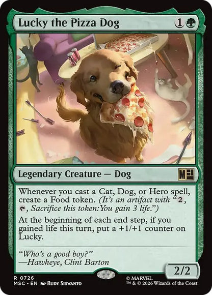 ピザ犬ラッキー/Lucky the Pizza Dog [MSC][FOIL]