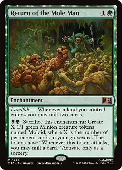 モールマンの帰還/Return of the Mole Man [MSC][FOIL]