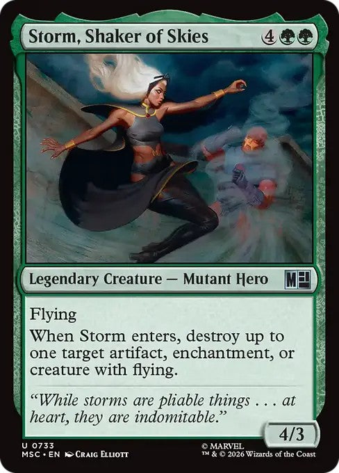 天空を揺るがす者、ストーム/Storm, Shaker of Skies [MSC][FOIL]