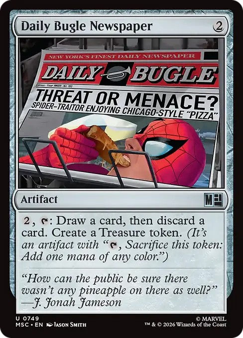 デイリー・ビューグル紙/Daily Bugle Newspaper [MSC][FOIL]