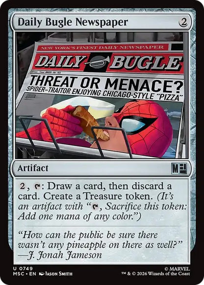デイリー・ビューグル紙/Daily Bugle Newspaper [MSC][FOIL]