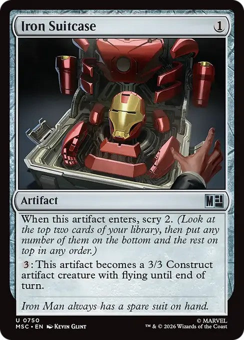 アイアンマンのスーツケース/Iron Suitcase [MSC][FOIL]