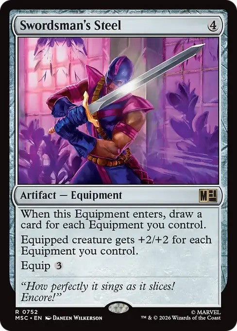 ソーズマンの刃金/Swordsman's Steel [MSC][FOIL]