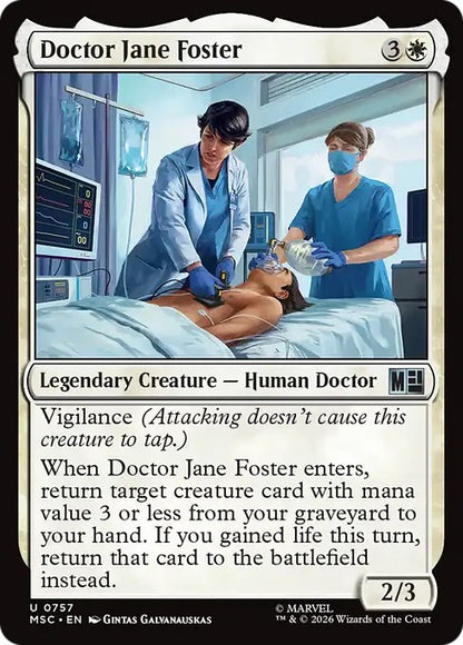 ジェーン・フォスター医師/Doctor Jane Foster [MSC][FOIL]