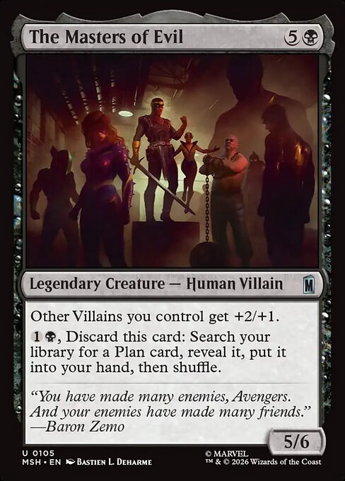 マスターズ・オブ・イーヴィル/The Masters of Evil [MSH][FOIL]
