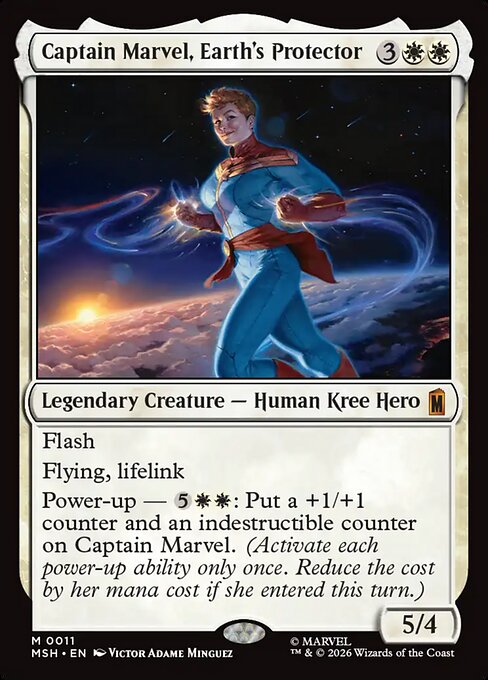 地球の守護者、キャプテン・マーベル/Captain Marvel, Earth's Protector [MSH][FOIL]