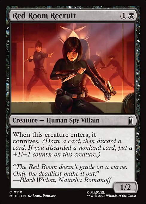 レッドルーム計画の新兵/Red Room Recruit [MSH][FOIL]