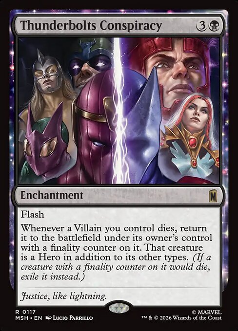 サンダーボルツの陰謀/Thunderbolts Conspiracy [MSH][FOIL]