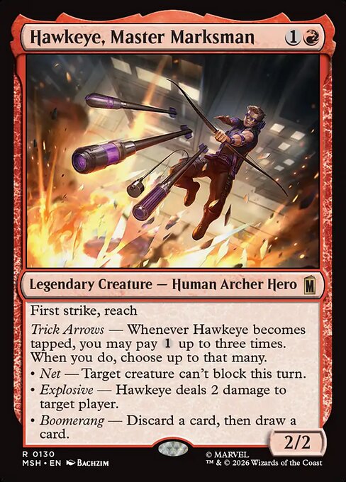 百発百中の射手、ホークアイ/Hawkeye, Master Marksman [MSH][FOIL]