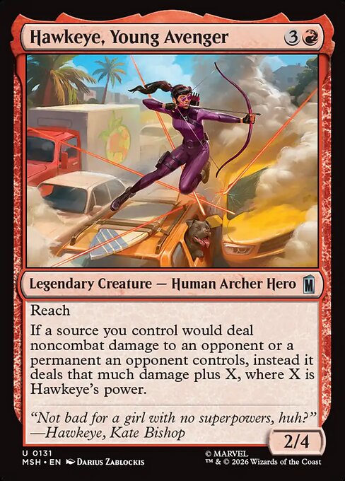 ヤング・アベンジャー、ホークアイ/Hawkeye, Young Avenger [MSH][FOIL]