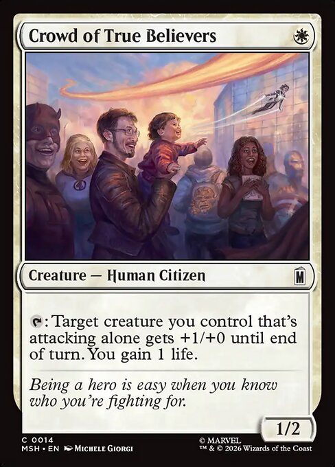 信じる者たちの群衆/Crowd of True Believers [MSH][FOIL]
