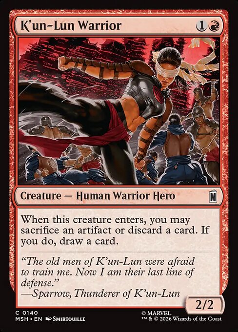 クンルンの戦士/K'un-Lun Warrior [MSH][FOIL]