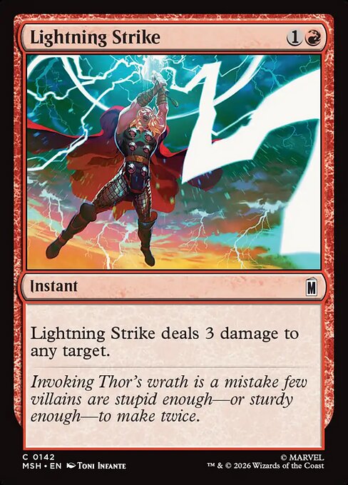 稲妻の一撃/Lightning Strike [MSH][FOIL]