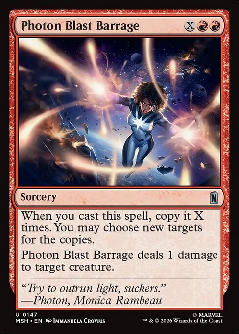フォトン・ブラスト一斉射/Photon Blast Barrage [MSH][FOIL]