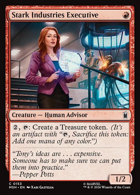 スターク・インダストリーズの重役/Stark Industries Executive [MSH][FOIL]