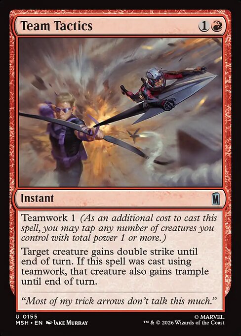 チーム戦術/Team Tactics [MSH][FOIL]