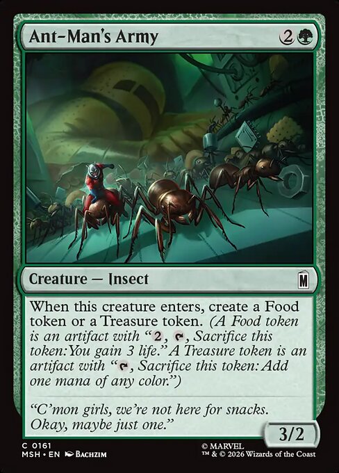 アントマンの軍勢/Ant-Man's Army [MSH][FOIL]