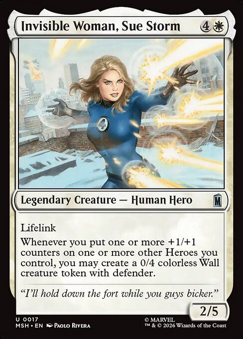 インビジブル・ウーマン、スー・ストーム/Invisible Woman, Sue Storm [MSH][FOIL]